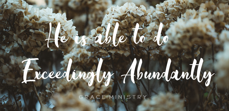 Bro Andrew Richard Daily Devotion - He is able to do Exceedingly Abundantly